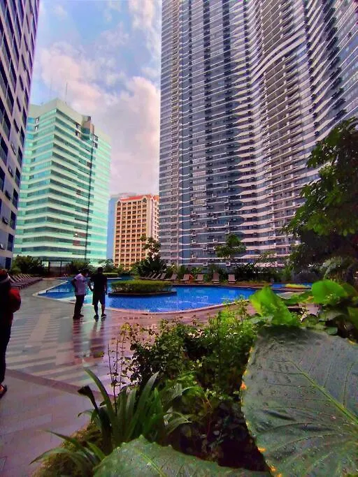 Air Residence A2 @Central Rcbc/Canadian Embassy Manila Lägenhet